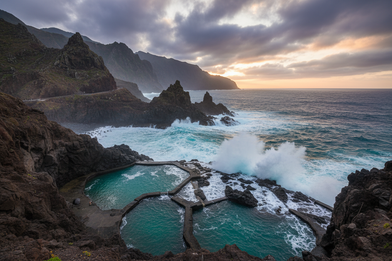 Madeira coastal cliffs