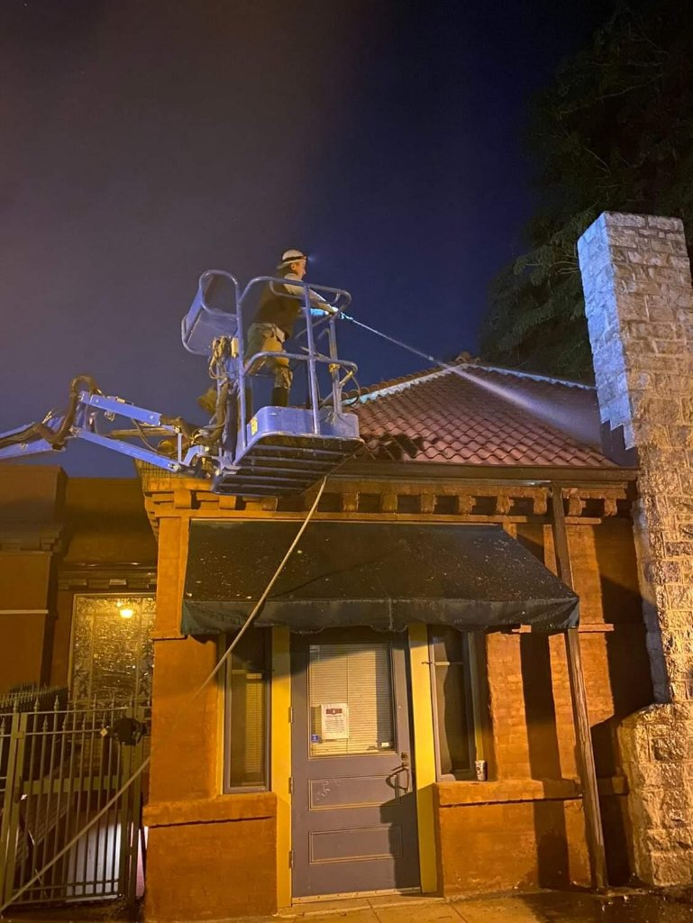 D&B pressure washing project 3