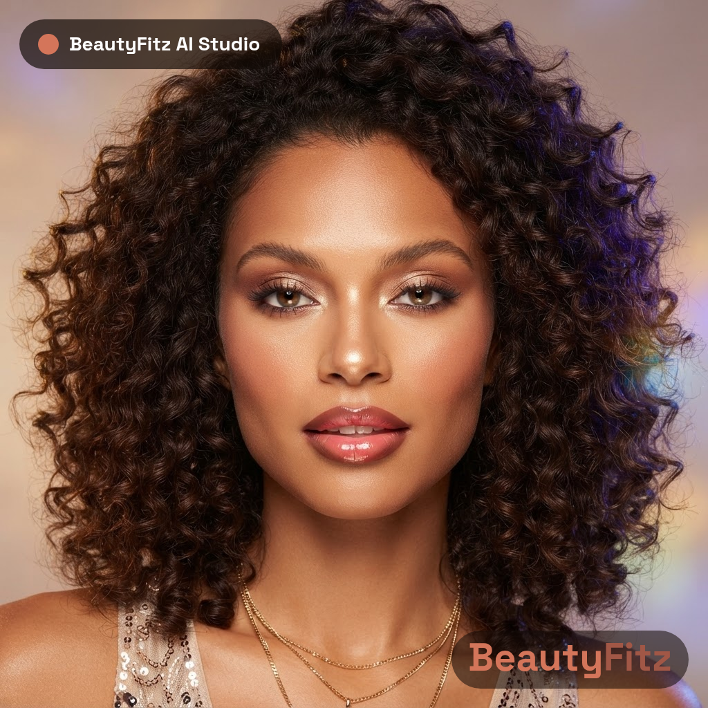 Soft glam look — Festival