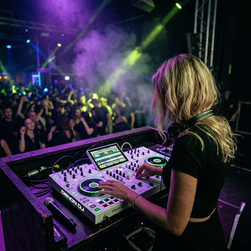 DJ Andreina live performance