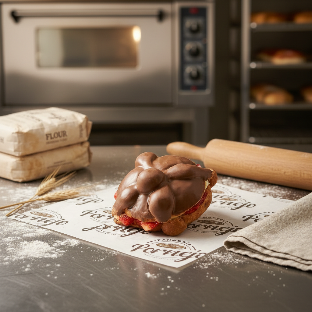 Pan de Muerto de chocolate