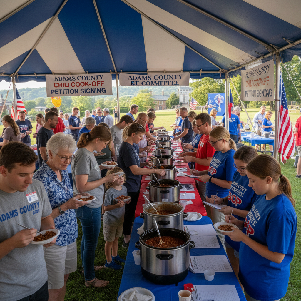 Adams County Republican Committee Chili Cook-Off / Petition Signing