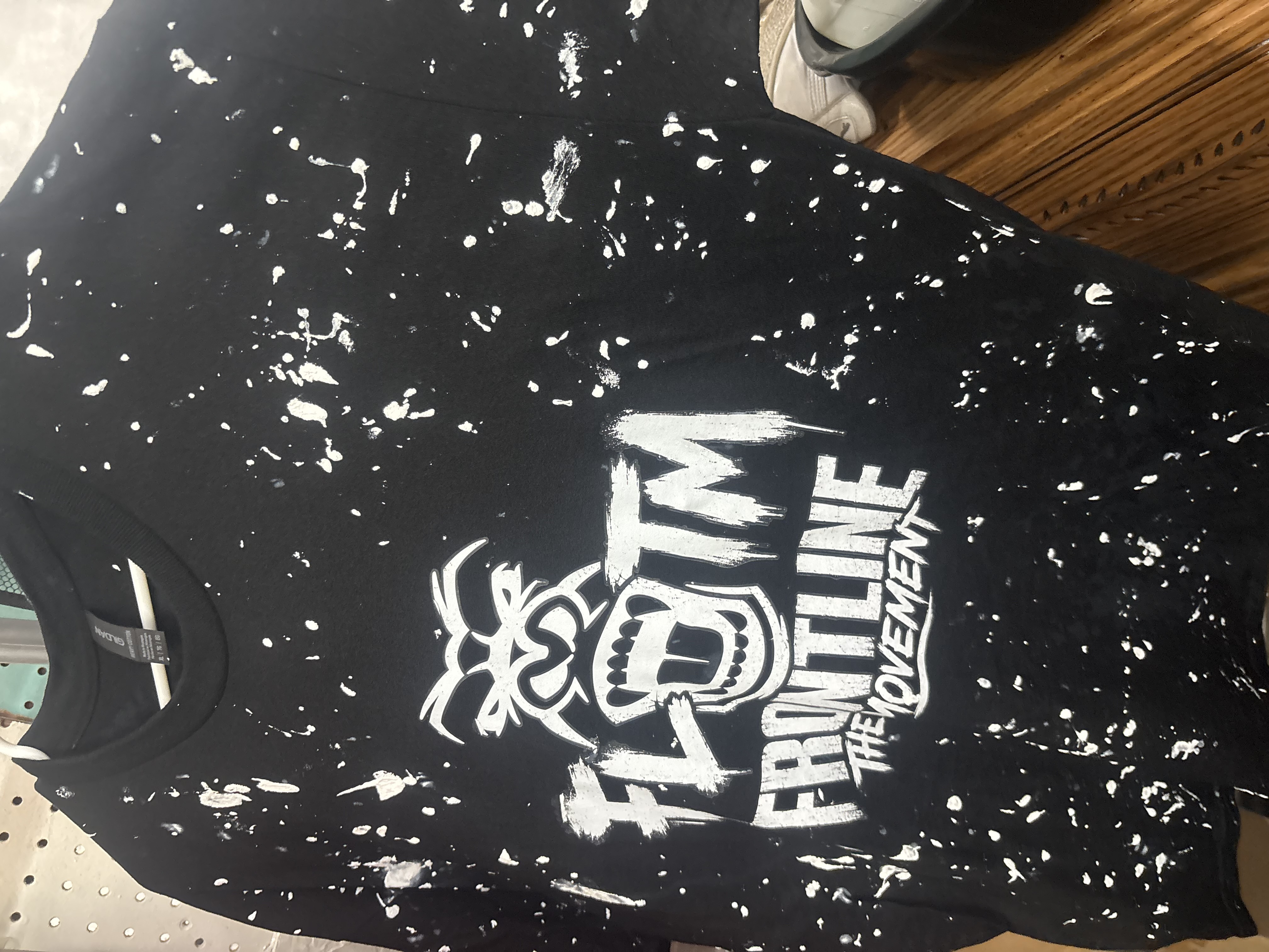 New Drip Design Black FLTM T-shirt GF