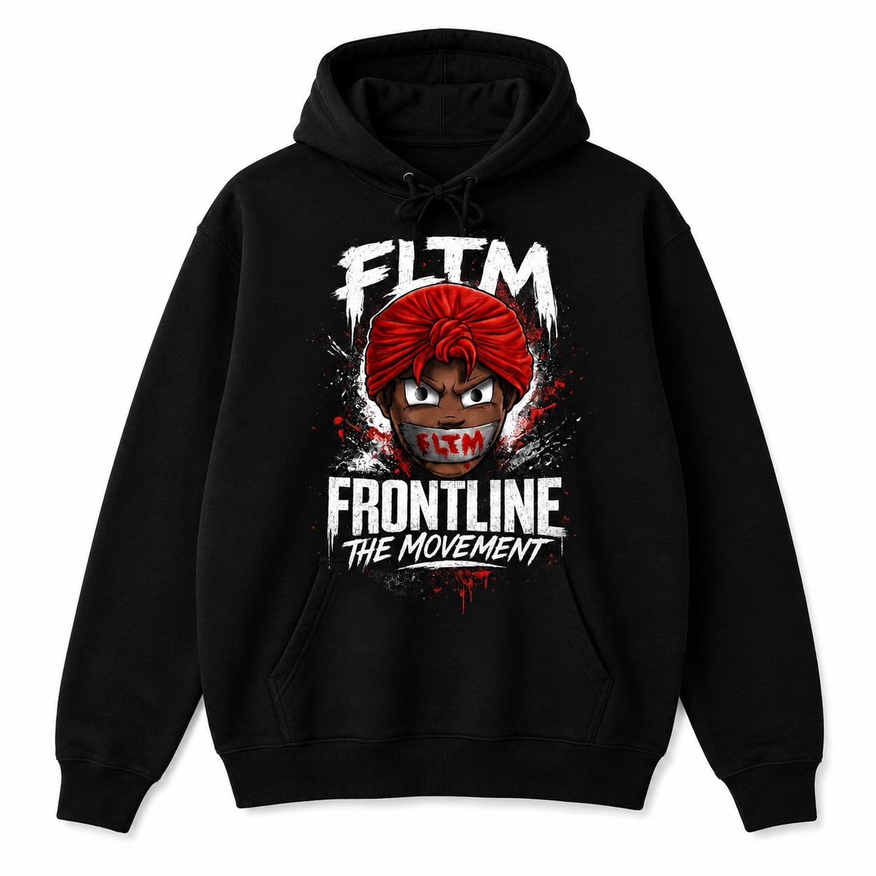 New Design Black FLTM Hoodie TF