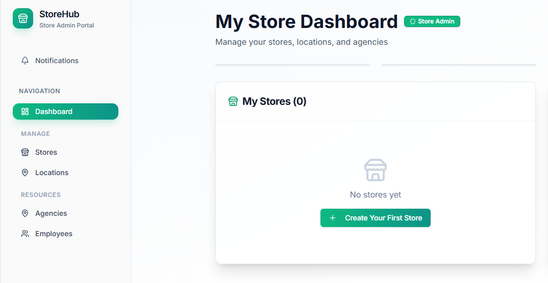 Store Hub - User Profile Integration template preview