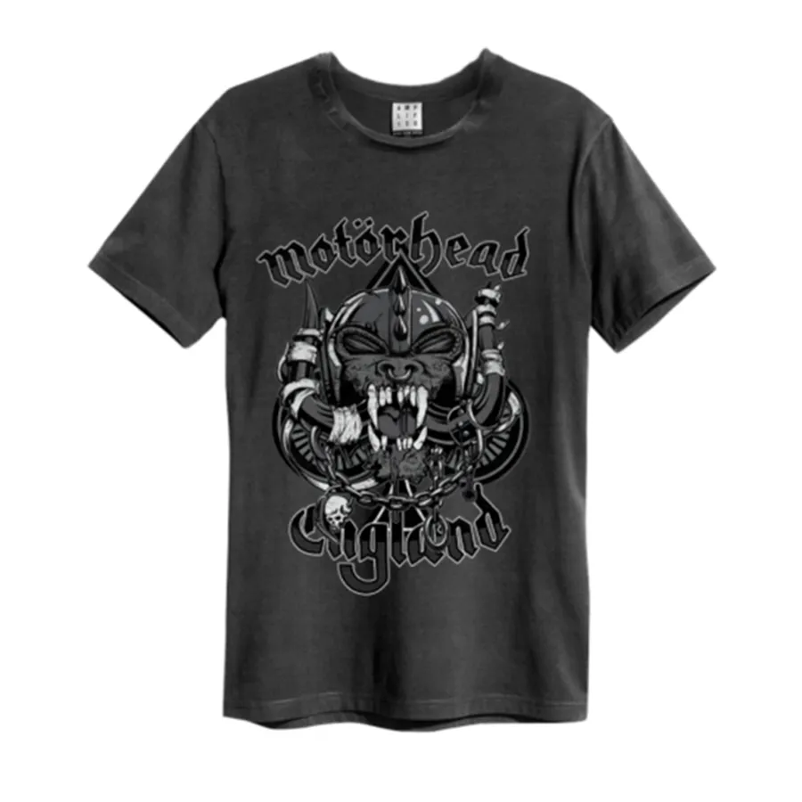 Motörhead – Snaggletooth Crest (Grey) – T-Shirt – voorzijde