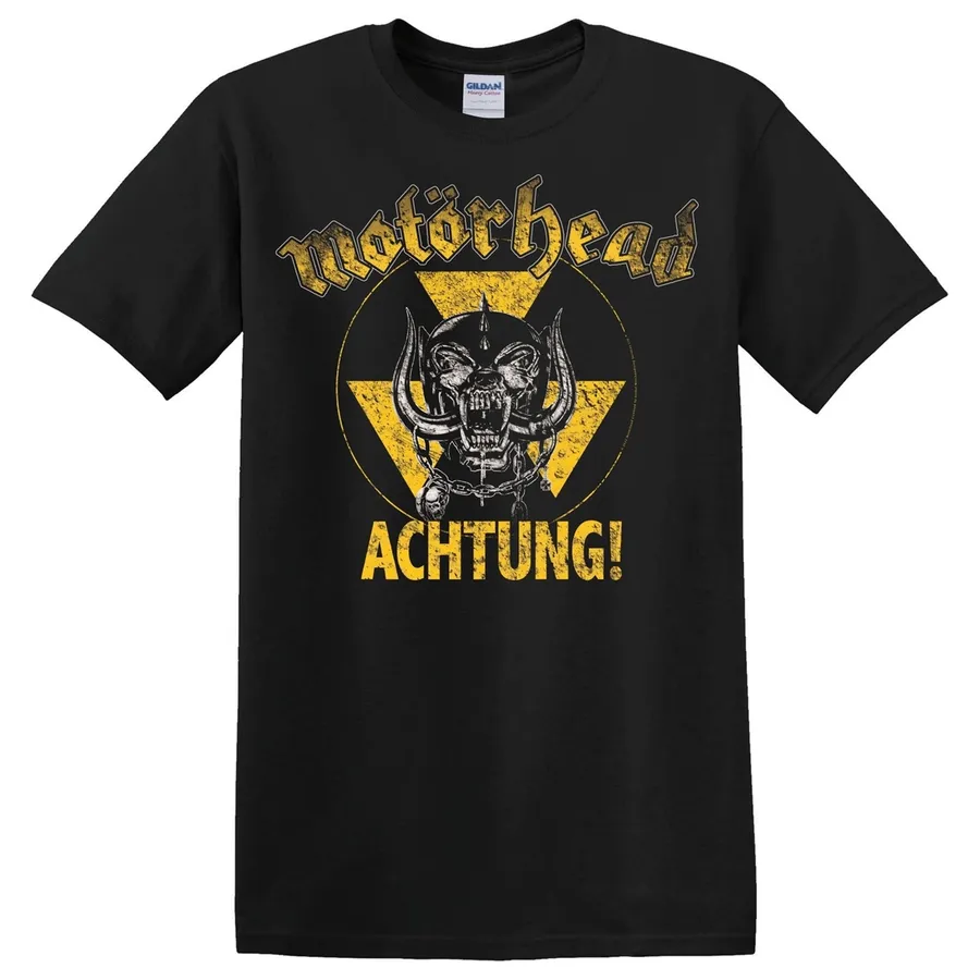 Motörhead – Achtung (Black) – T-Shirt – voorzijde