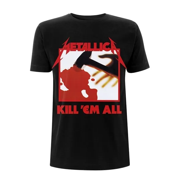 Metallica – Kill 'Em All Tracks (Black) – T-Shirt – voorzijde