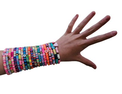 Left hand with bracelets