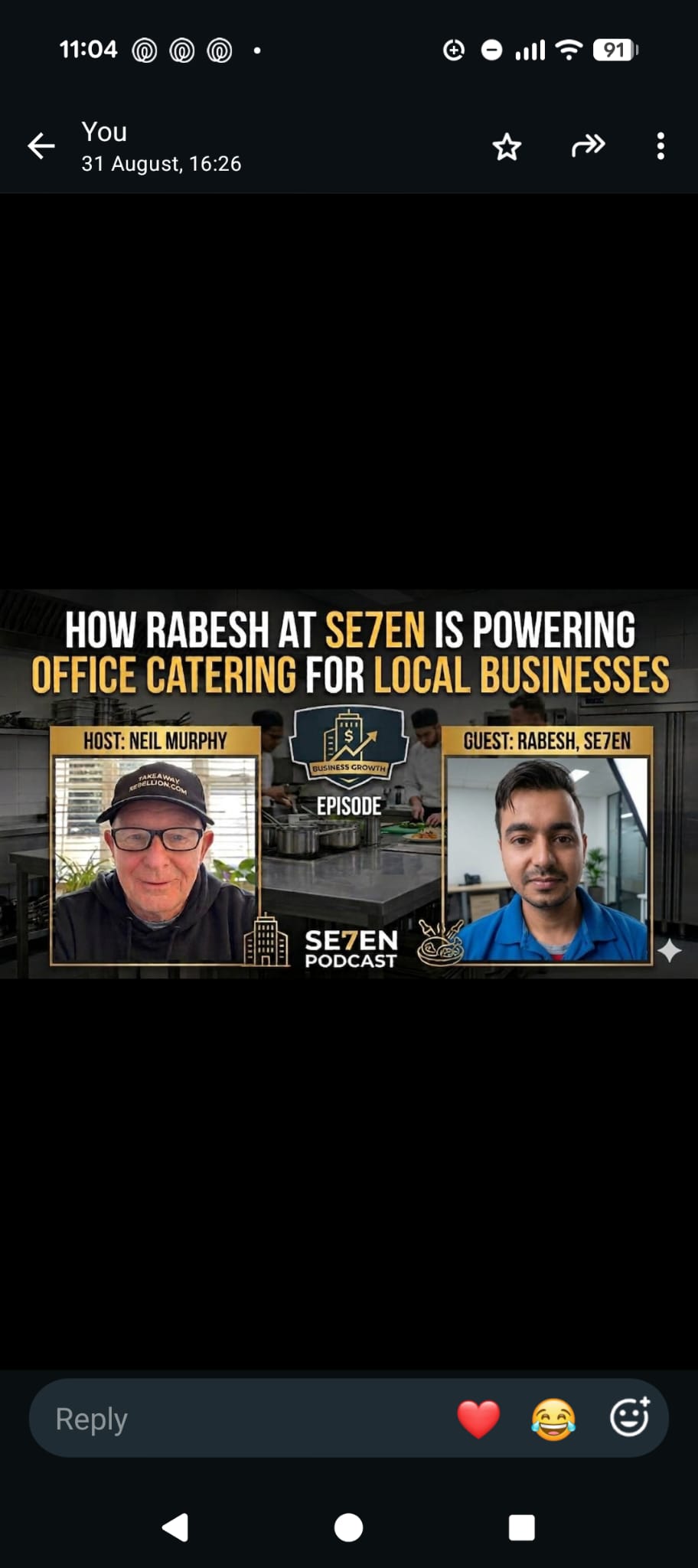 How Rabesh At Se7en Powers Office Catering