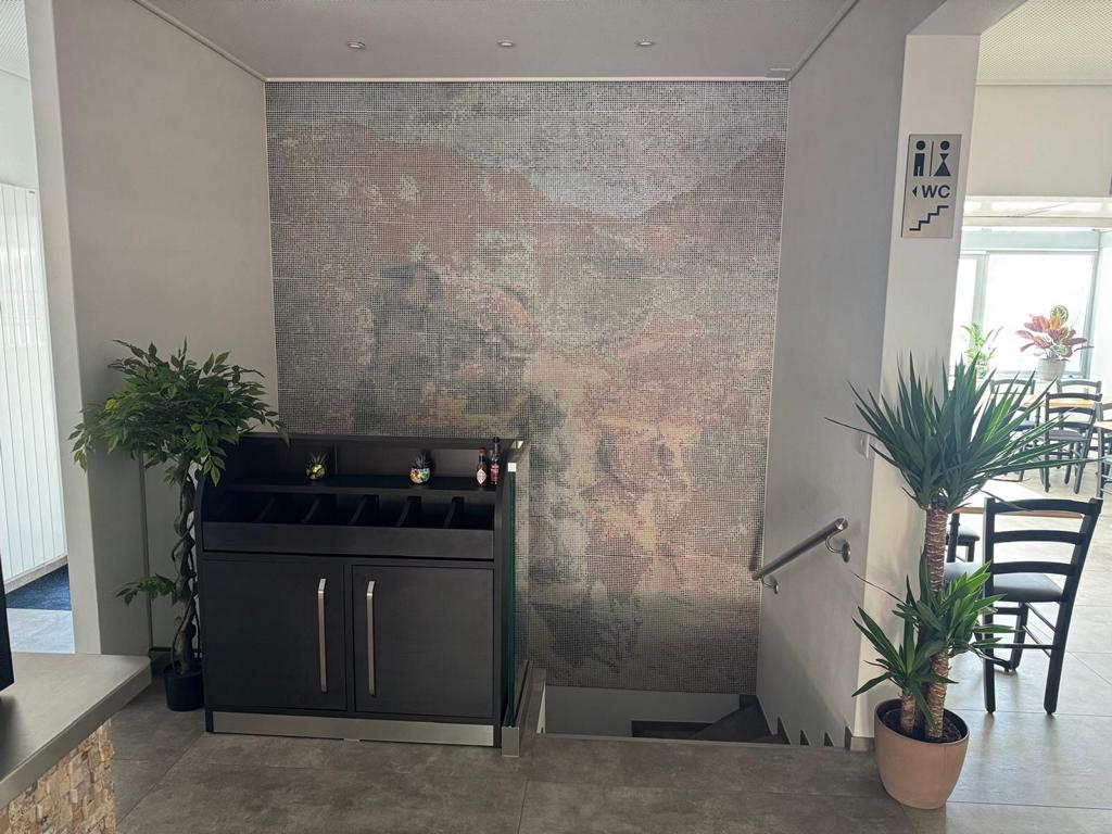 Wandbild Mosaik