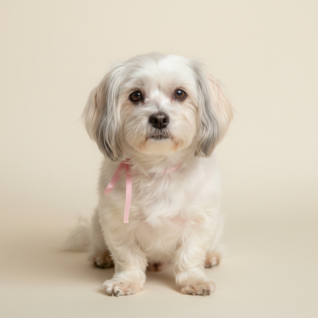 Maltańczyk — senior dog