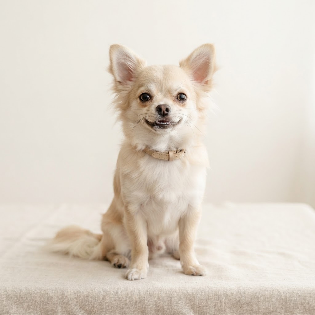 Chihuahua długowłosy — young dog