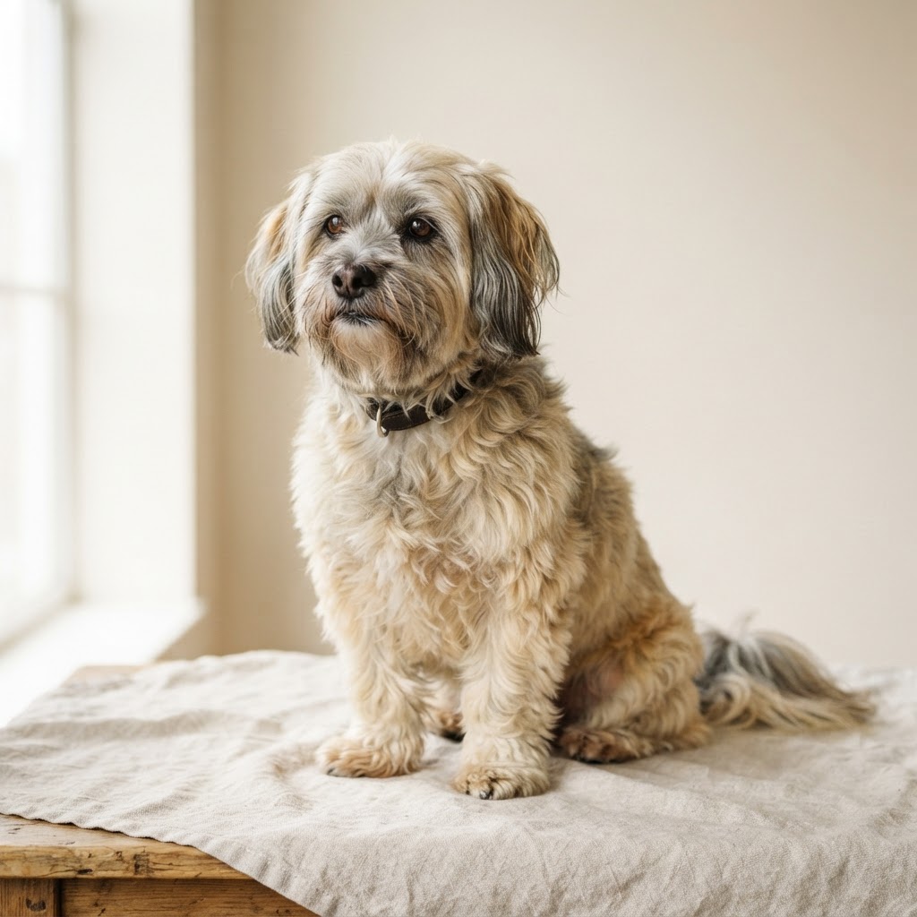 Terier Tybetański — senior dog