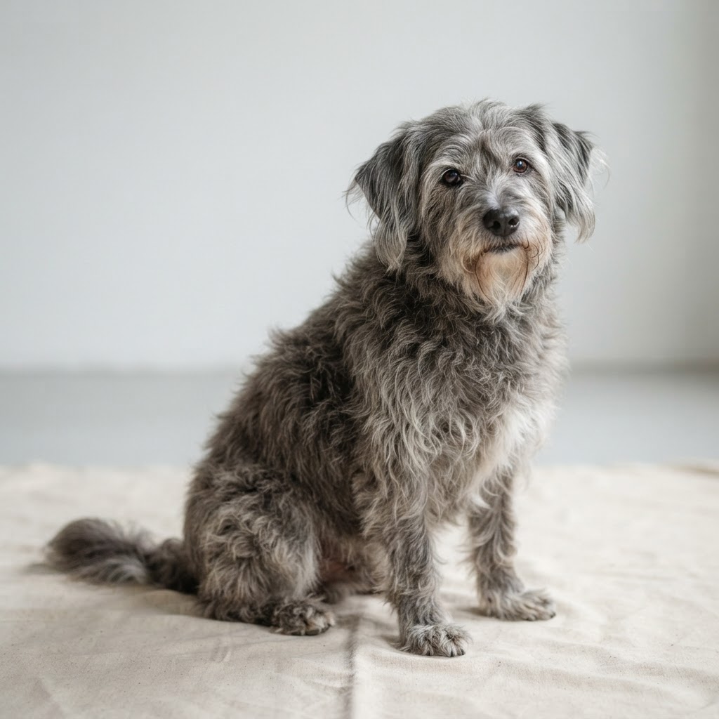 Owczarek Nizinny Polski — senior dog