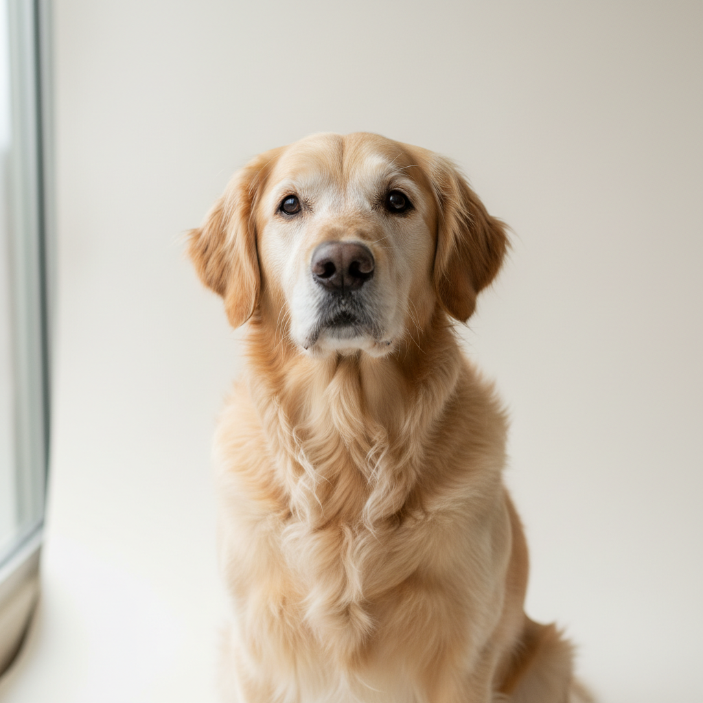 Golden Retriever — senior dog