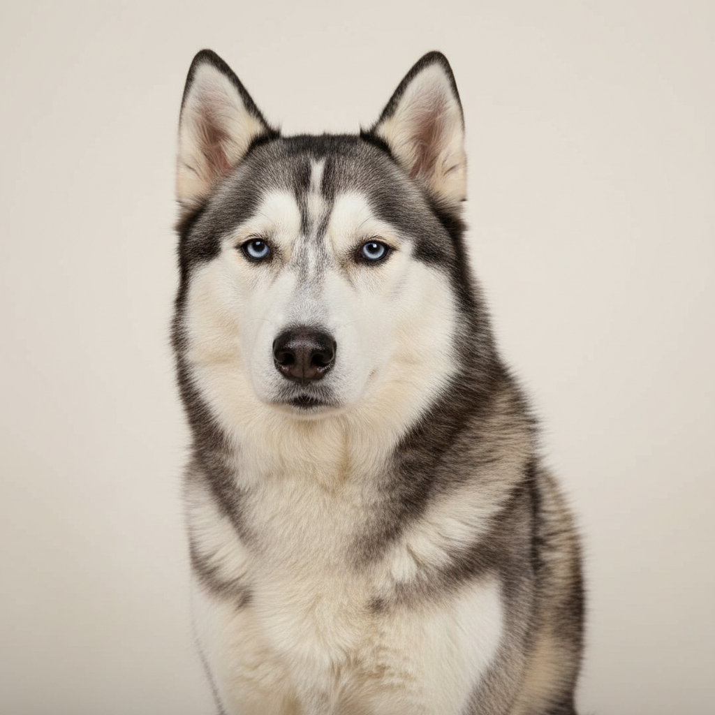 Husky Syberyjski — senior dog