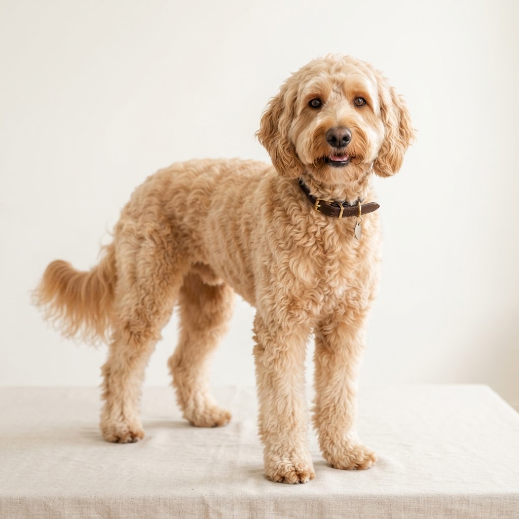 Labradoodle Duży — dorosły pies
