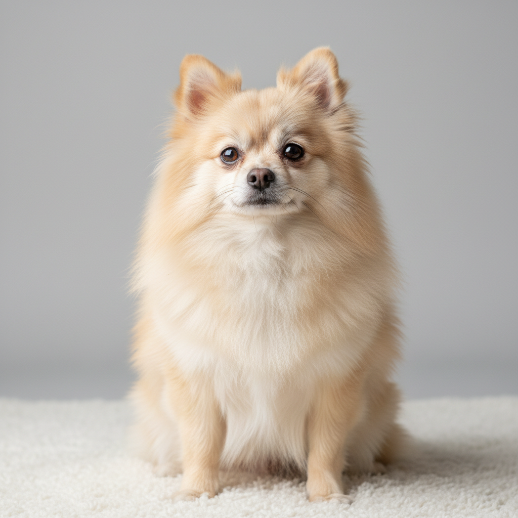 Szpic Miniaturowy — senior dog