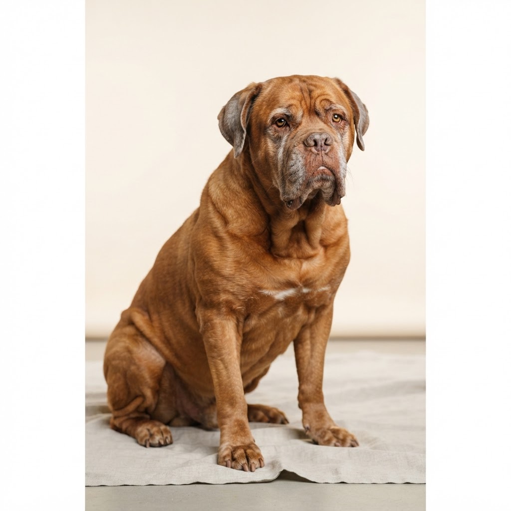 Dogue de Bordeaux — senior dog