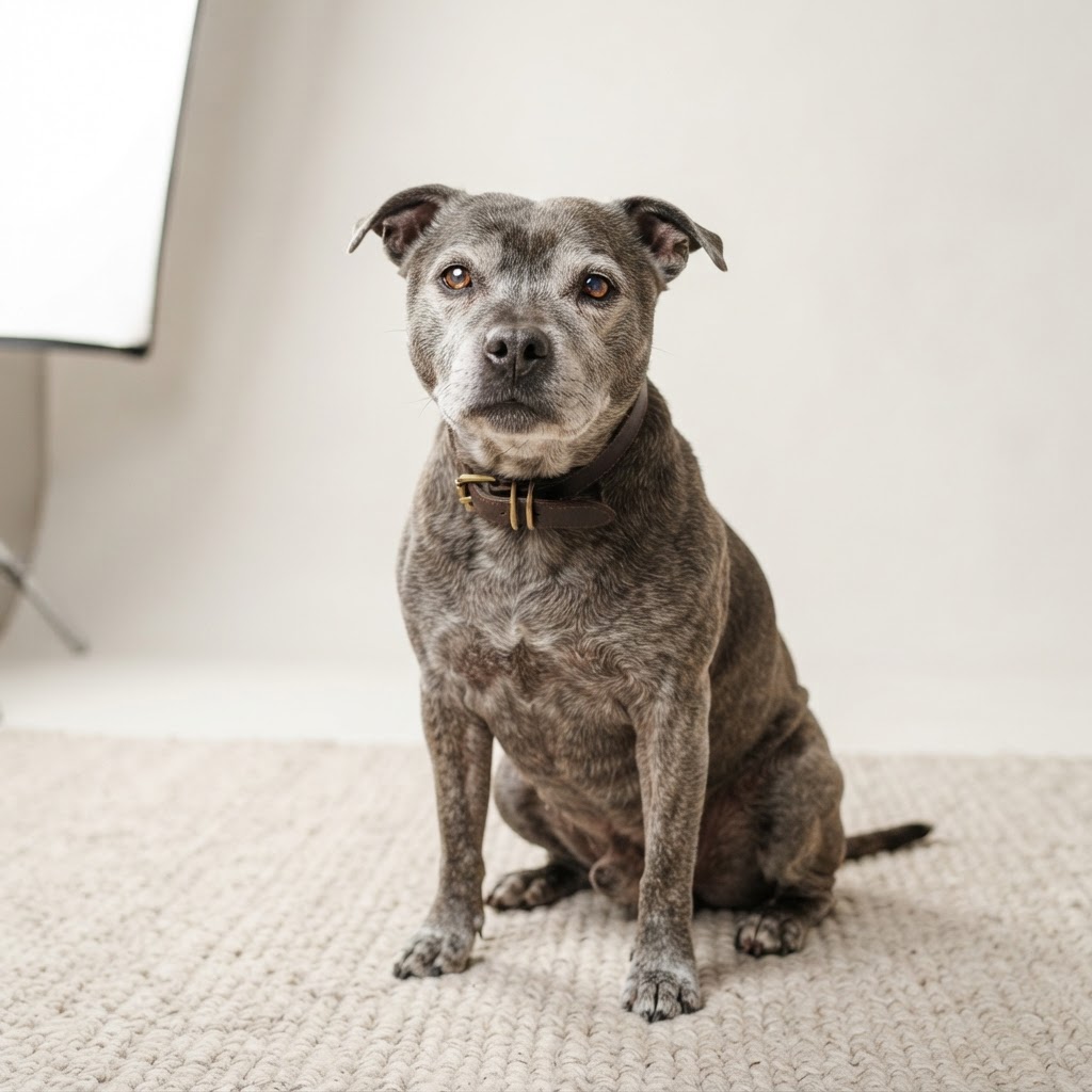 Staffordshire Bull Terrier — senior dog
