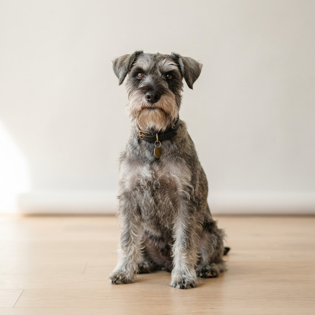 Sznaucer Średni — young dog