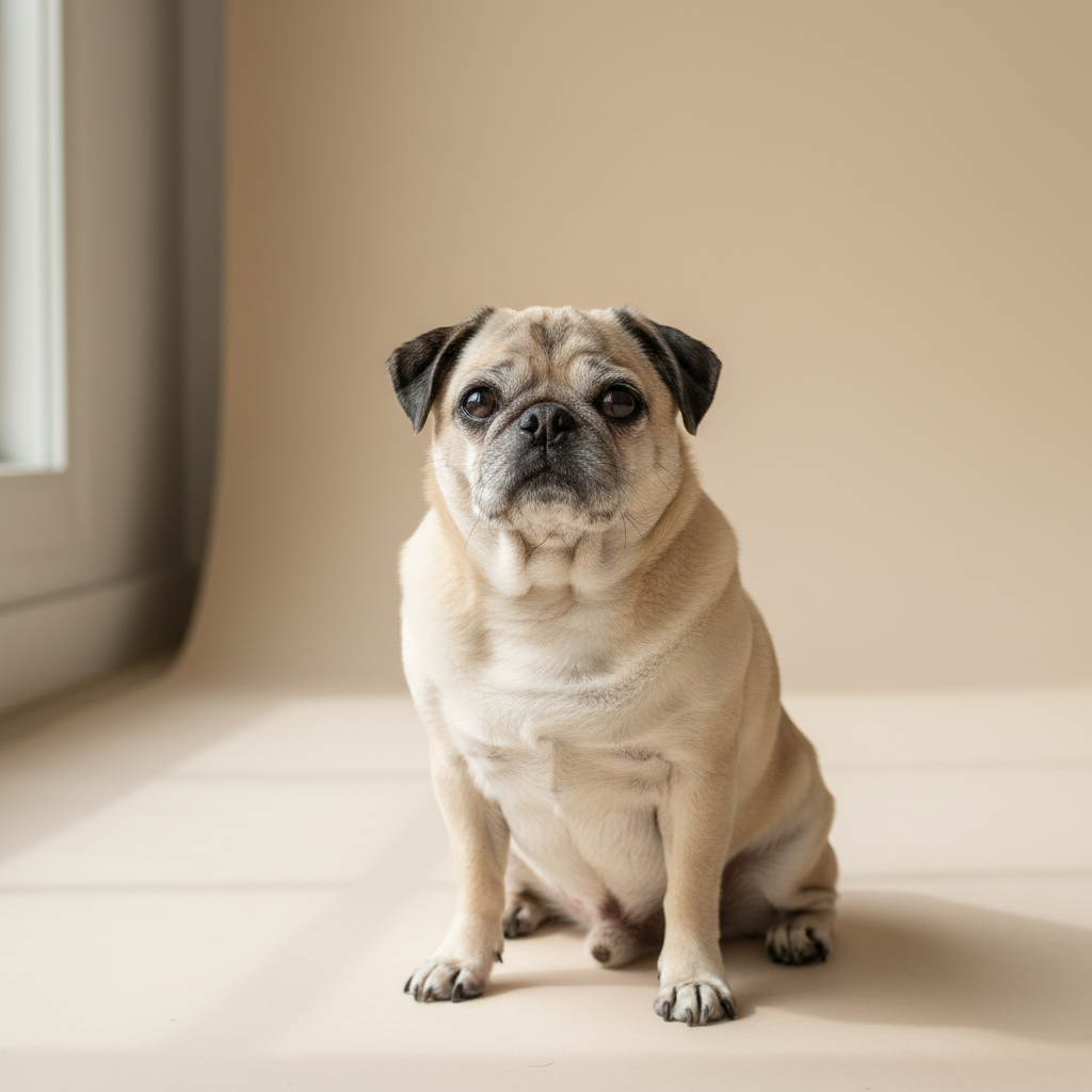 Mops — senior dog