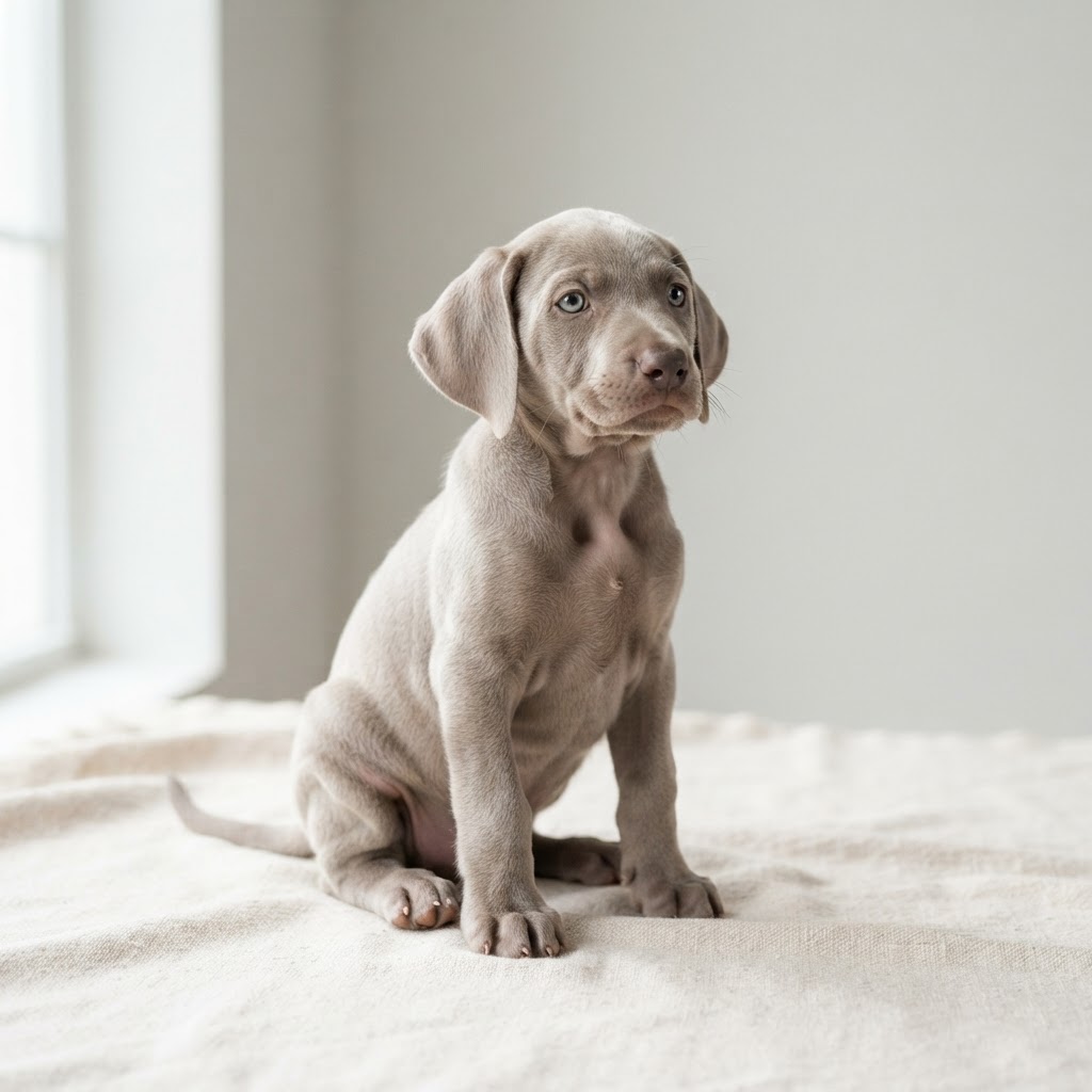 Wyżł Weimarski — puppy