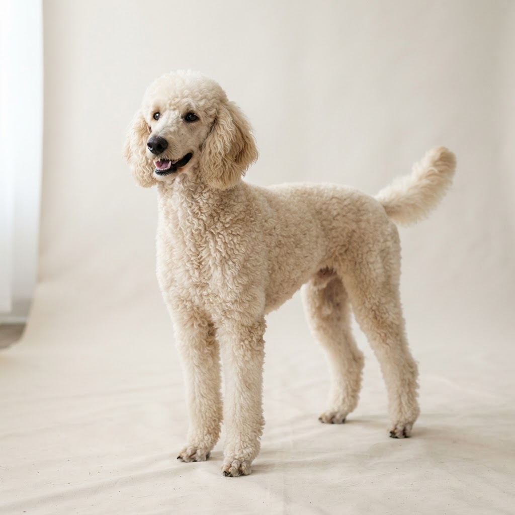 Pudel standardowy — adult dog