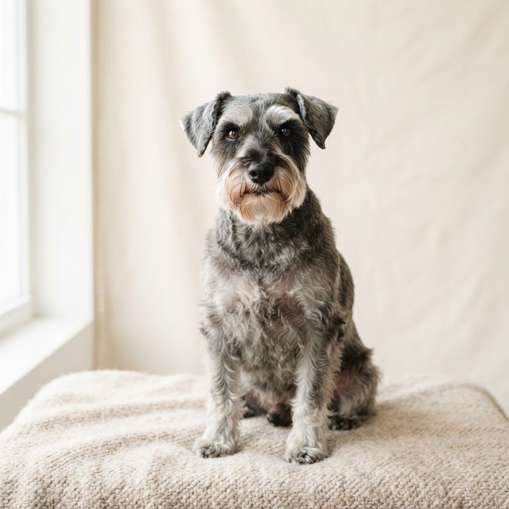 Sznaucer Średni — senior dog