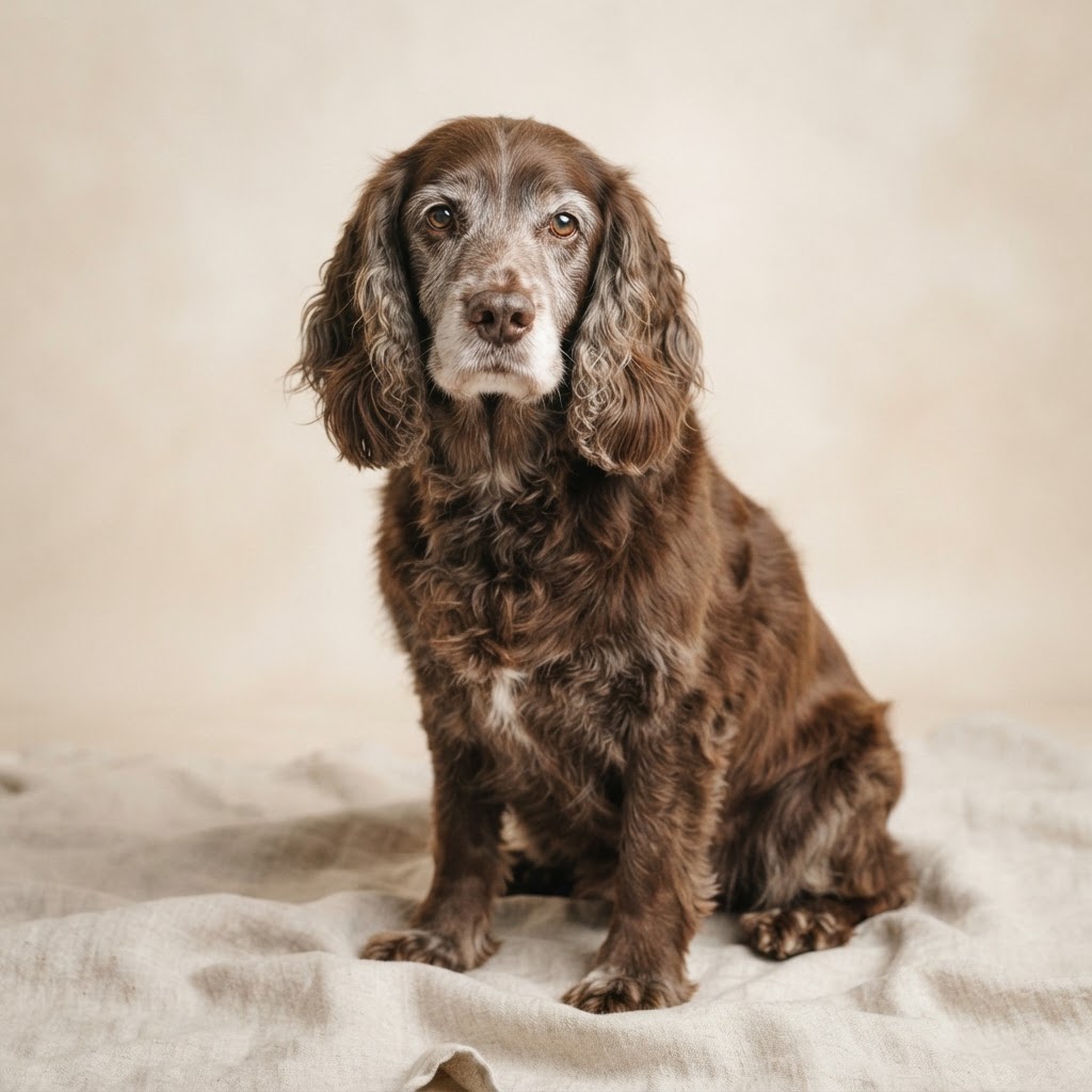 Springer Spaniel Angielski — senior dog