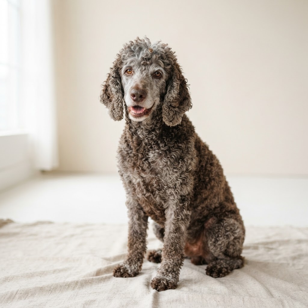 Irlandzki spaniel wodny — senior dog