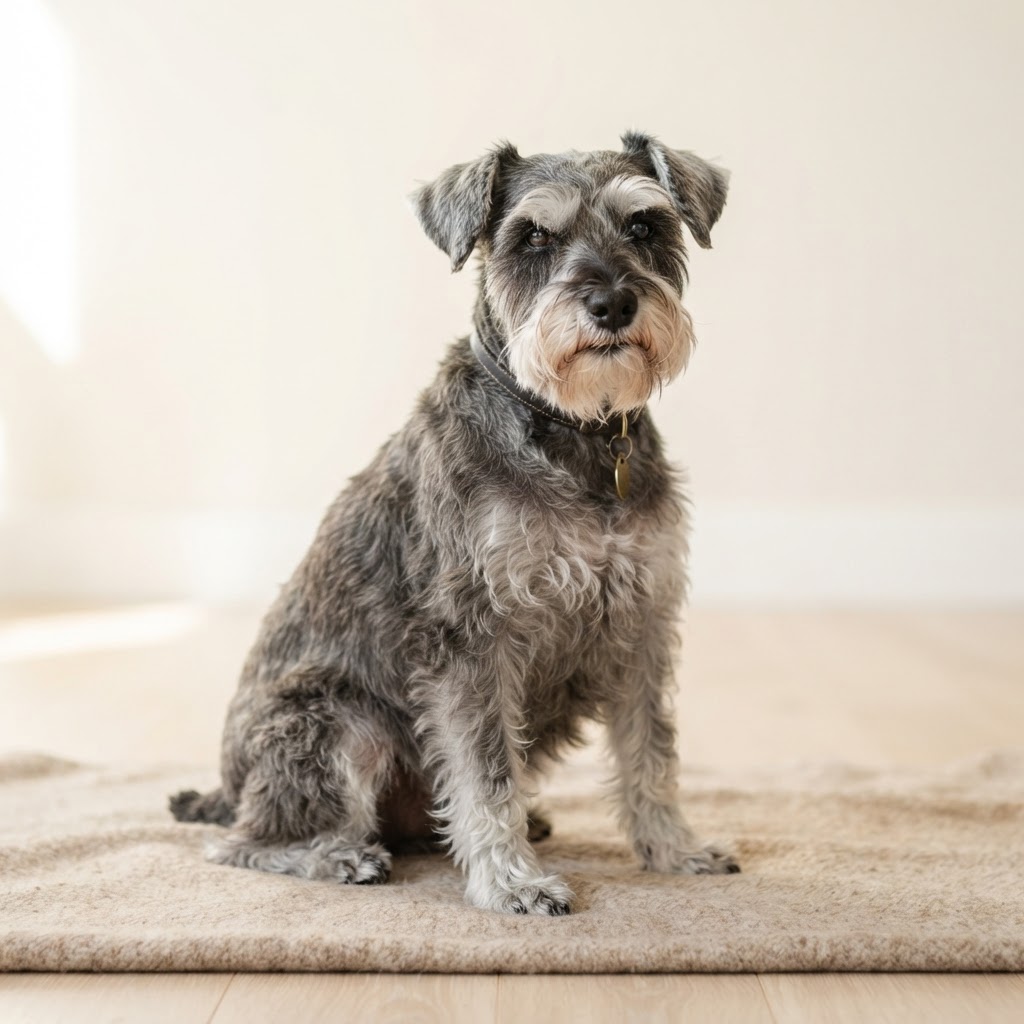 Miniature Schnauzer — senior dog