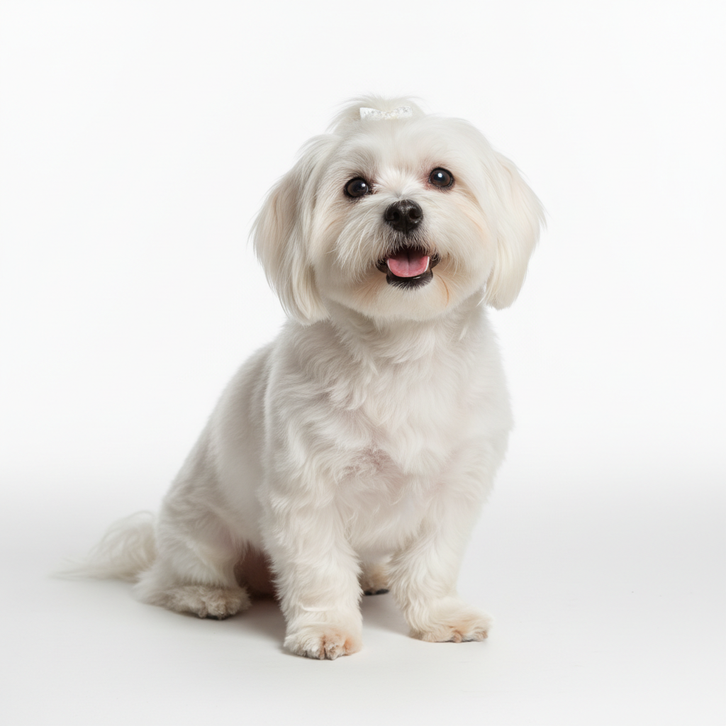 Maltańczyk — adult dog