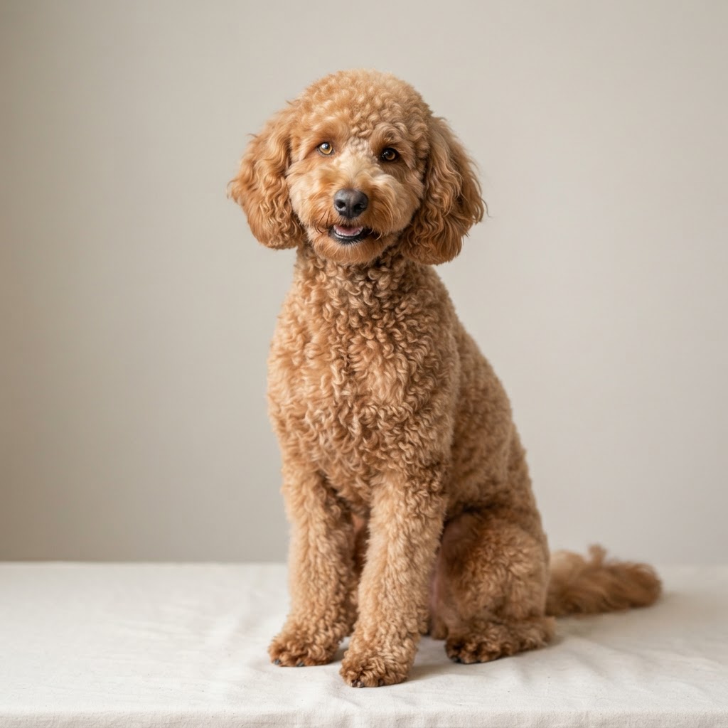 Pudel Średni — adult dog