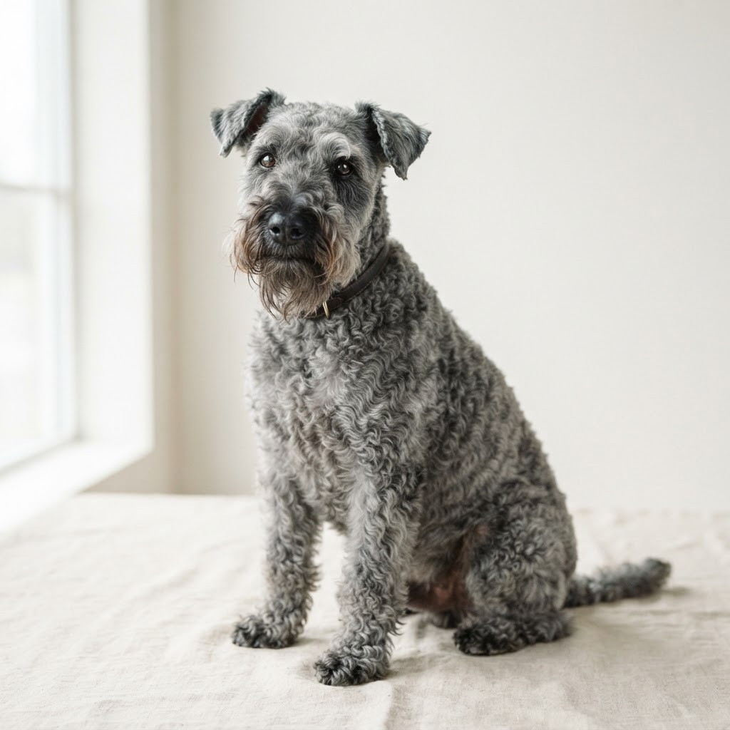 Kerry Blue Terrier — senior dog