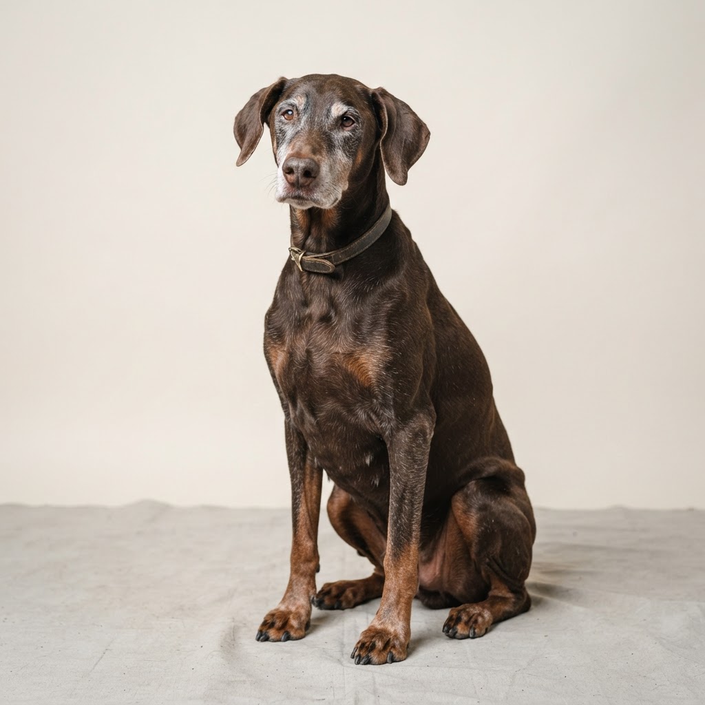 Doberman — senior dog