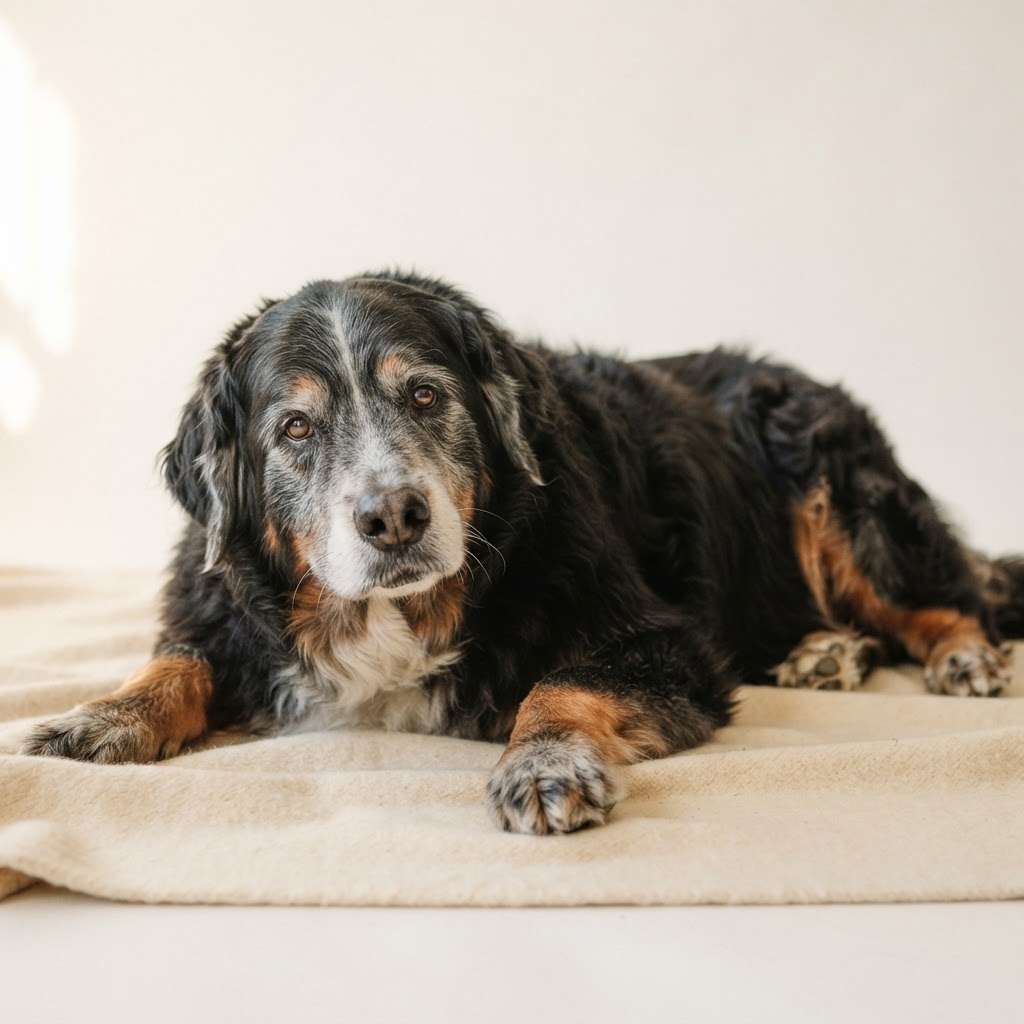 Berneński Pies Pasterski — senior dog