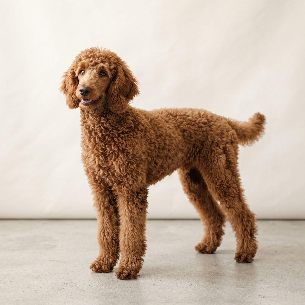 Pudel standardowy — young dog
