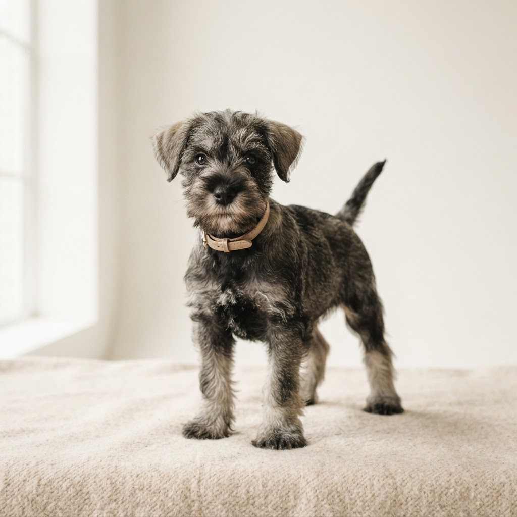 Sznaucer Średni — puppy