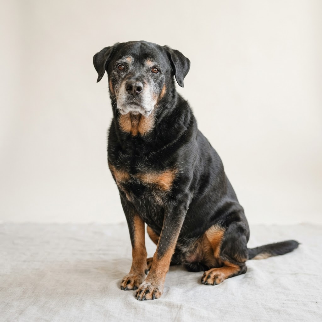Rottweiler — senior dog