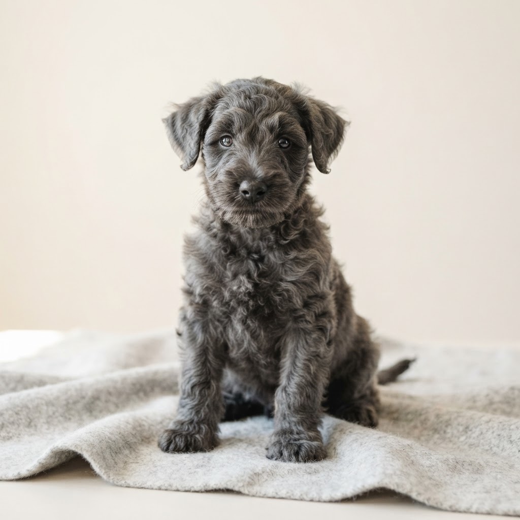 Kerry Blue Terrier — puppy