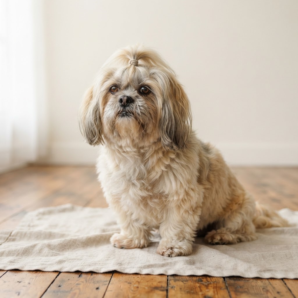 Lhasa Apso — senior dog