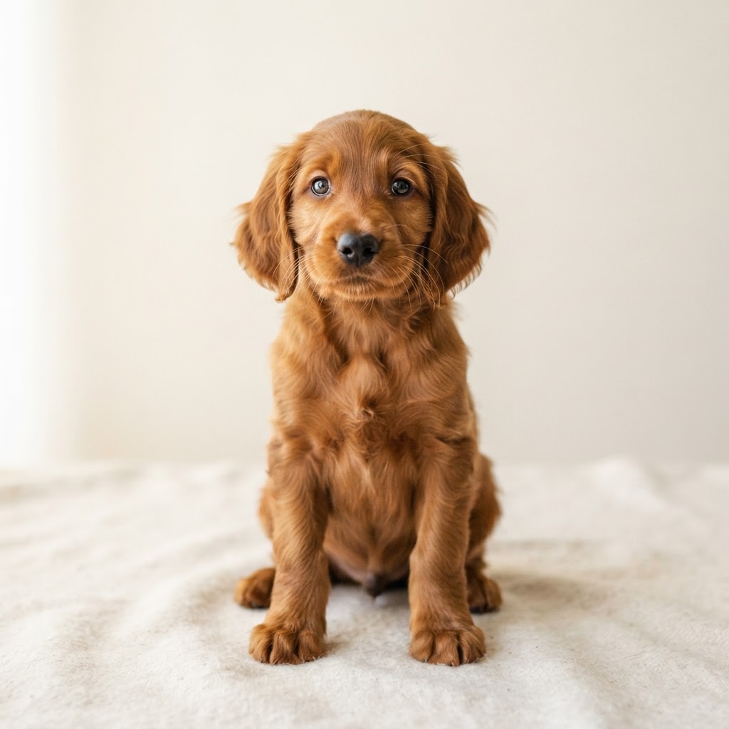 Seter Irlandzki — puppy
