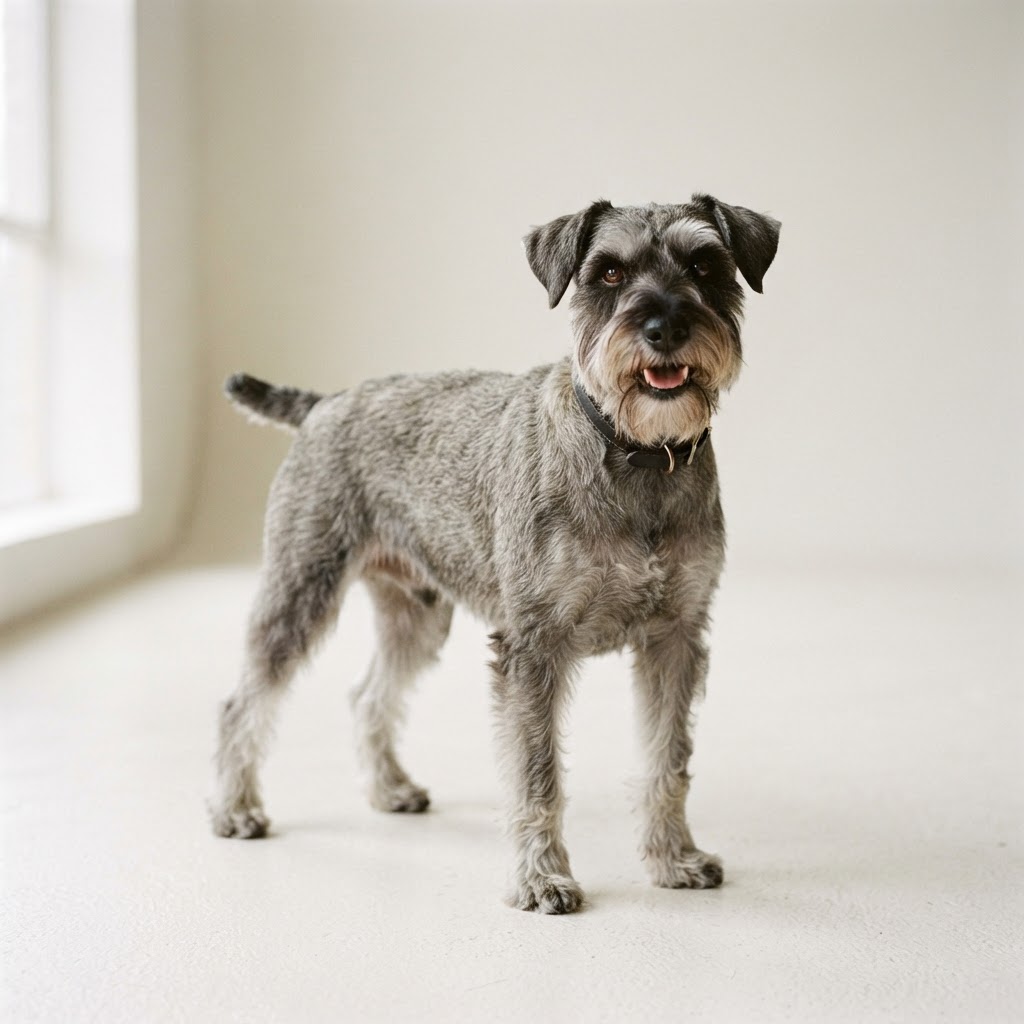 Sznaucer Średni — adult dog