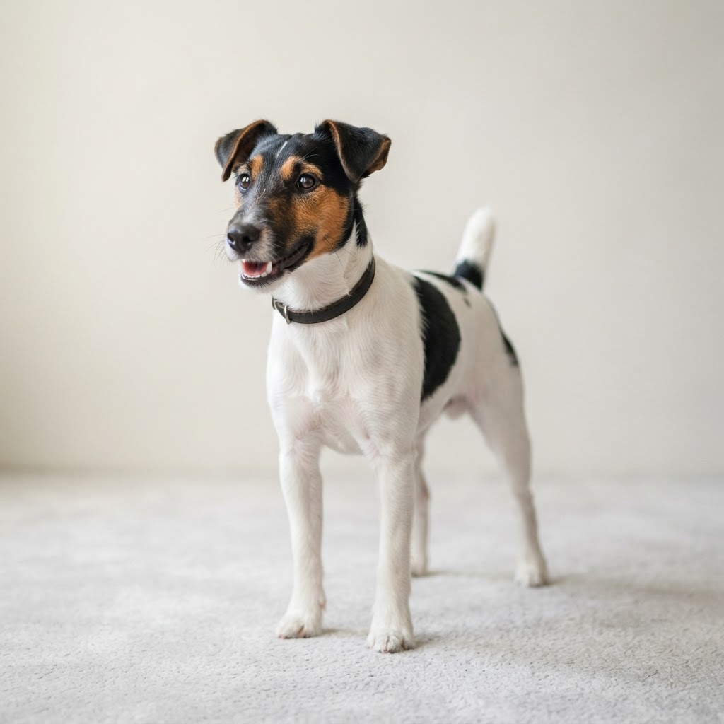 Foksterier krótkowłosy — young dog
