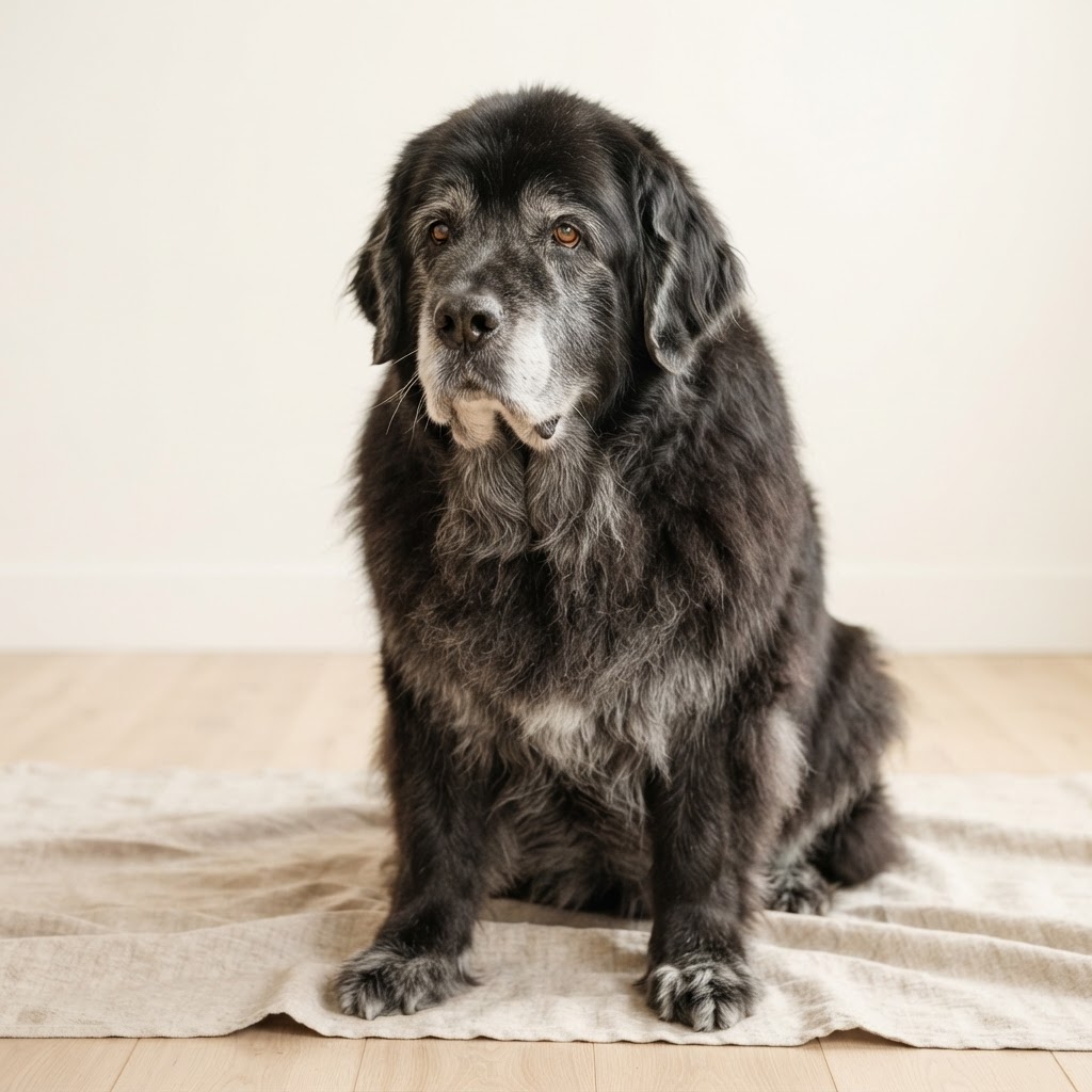 Nowofundland — senior dog