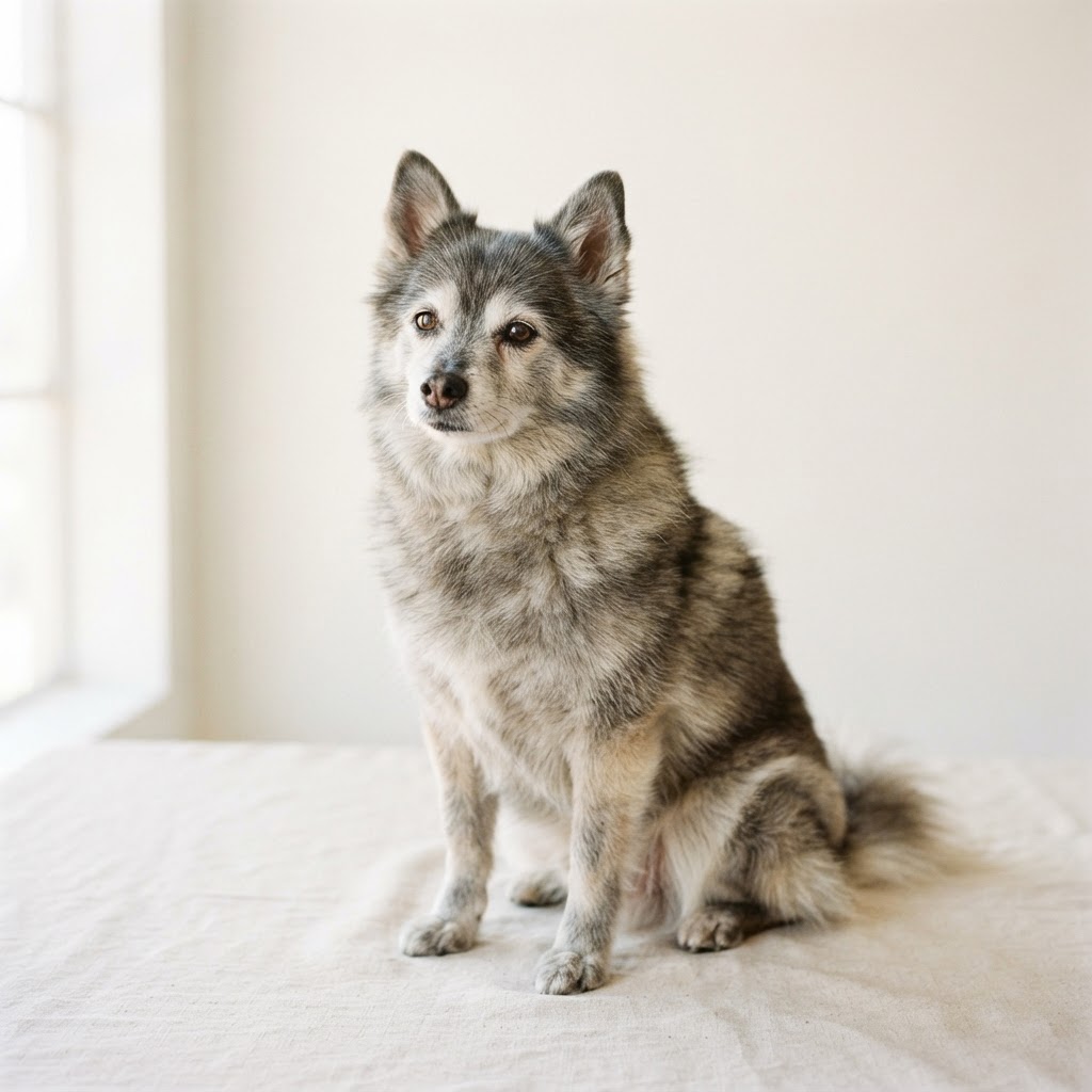 Pomsky — senior dog
