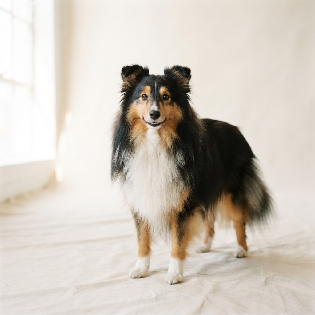 Owczarek szetlandzki — adult dog