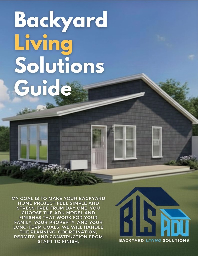 Backyard Living Solutions ADU Guide cover